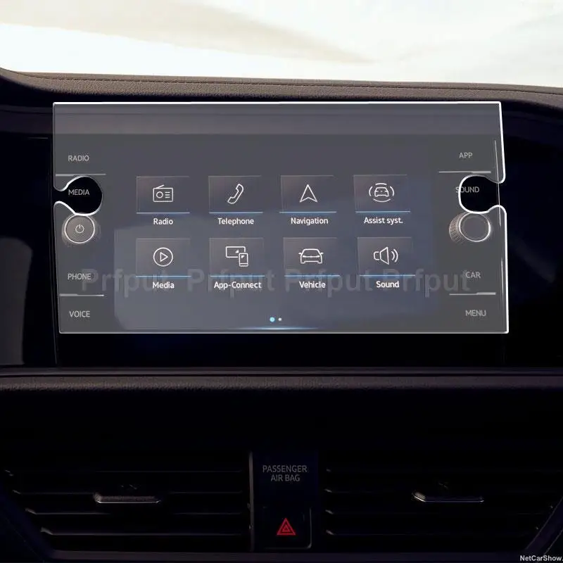 SHAOHAO Compatibile con VW Tiguan MK2 2019-2023 Car Dashboard Pellicola  salvaschermo da 10,25 Pollici Protezione AntiGraffio : :  Elettronica