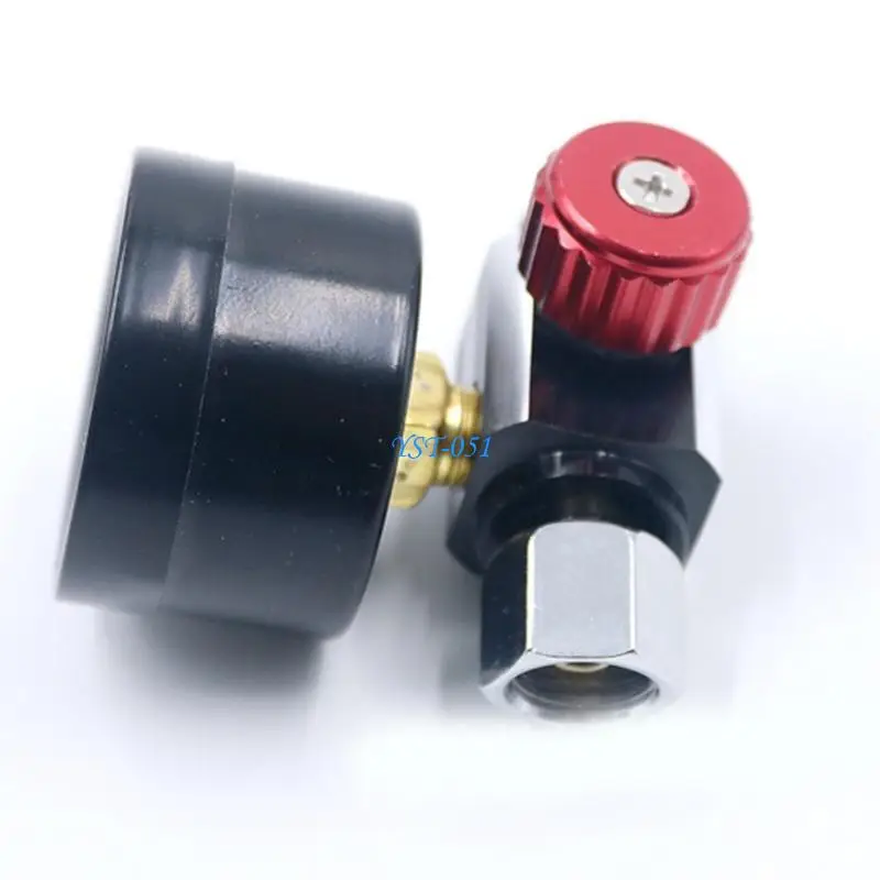 E15A 1/4 스프레이 페인트 건 공기 압력 조절기 0  180PSI 어댑터 공압 공구