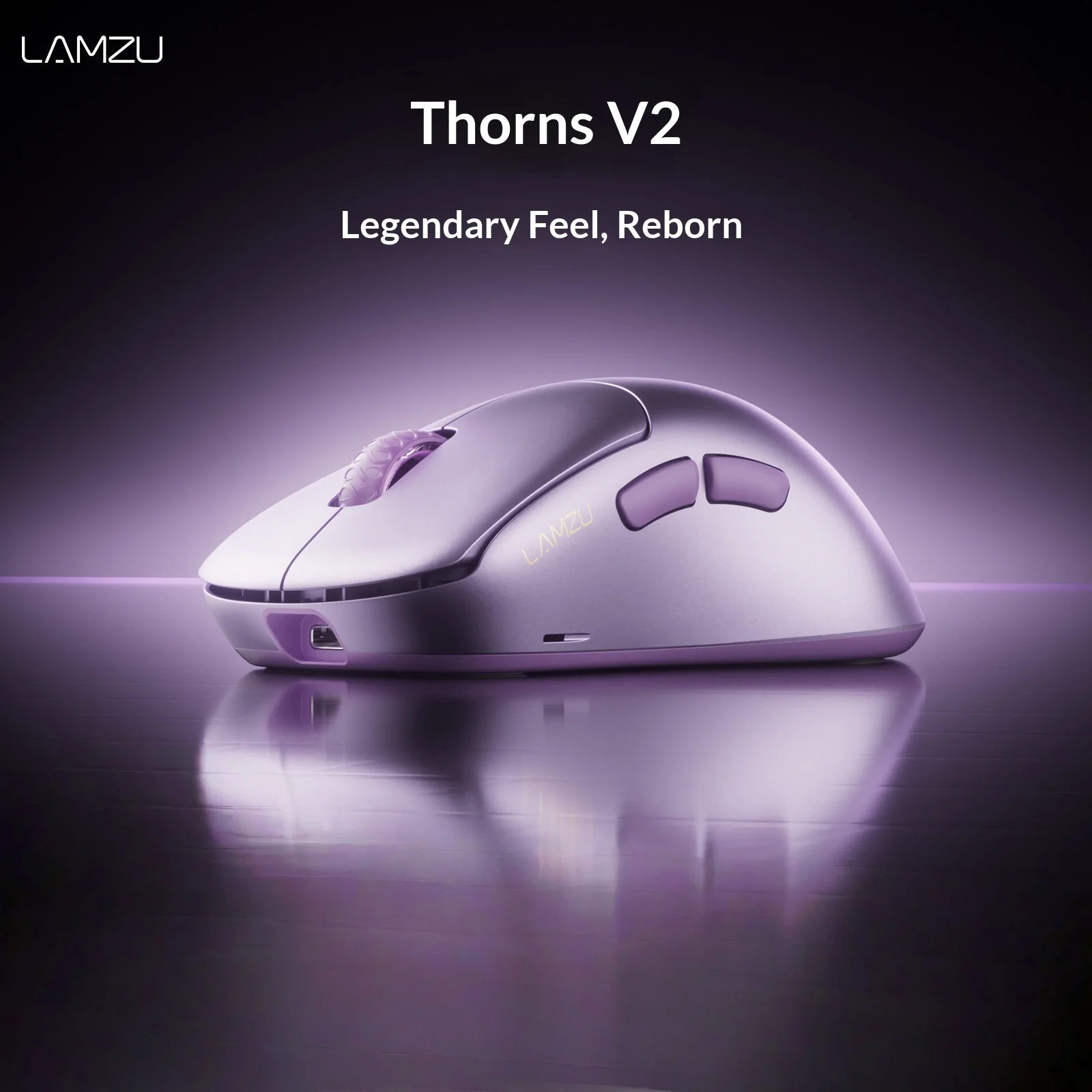 LAMZU Thorn V2 무선 게이밍 마우스 Nordic54H20 PAWNEXTⅠ전문 게이머를 위한 초경량 인체공학적 마우스 e스포츠 선물