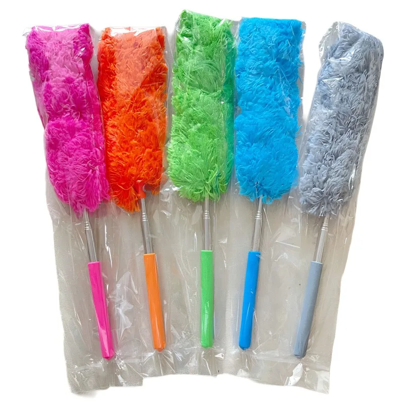 Retractabl Dust Duster Telescopic Flexible Stainless Steel Household Feather Duster Cleaning Tool Microfiber Dust Brush New Retractabl Dust Duster Telescopic Flexible Stainless Steel Household Feather Duster Cleaning Tool Microfiber Dust Brush New
