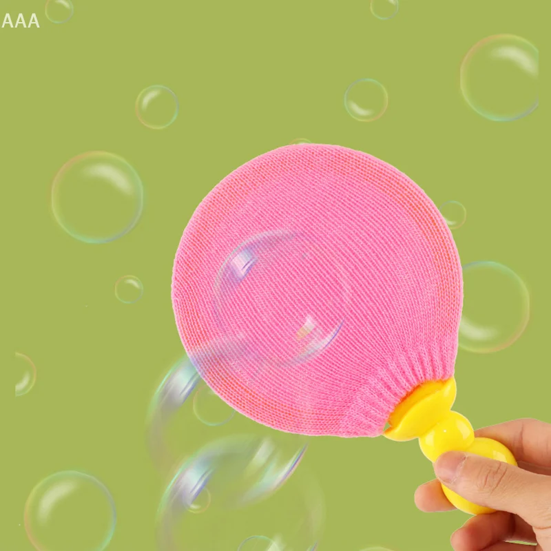 Soap Bubble Ping Pong Racket Kids Sports Intertainment Toys Parent-child Interaction Table Tennis Bubble Racket Game 2Pcs