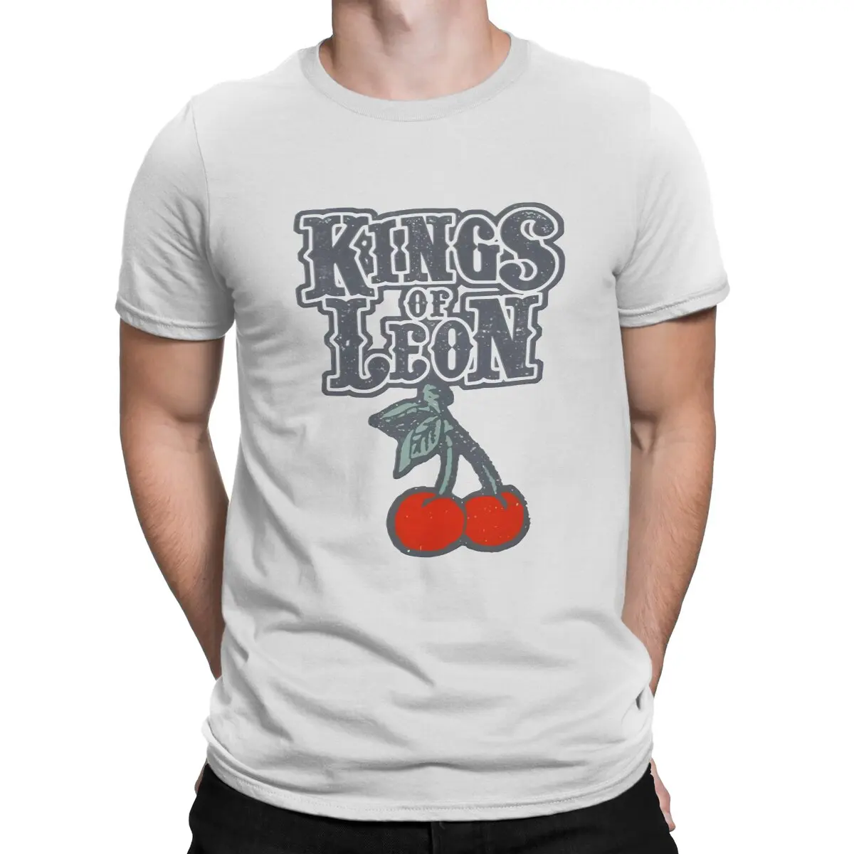 Футболка мужская с круглым вырезом, 100% хлопок, с коротким рукавом