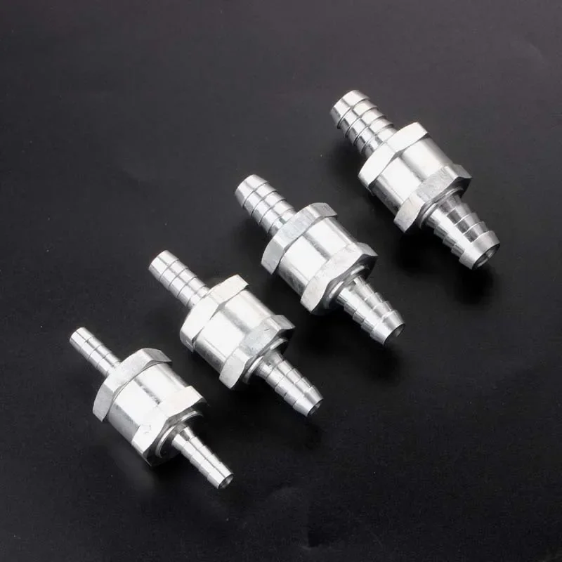 Fuel Check Valve Non Return 6/8/10/12mm Aluminium Alloy Petrol Diesel Water Fuel Line One Way For Peugeot Renault fuel check valve