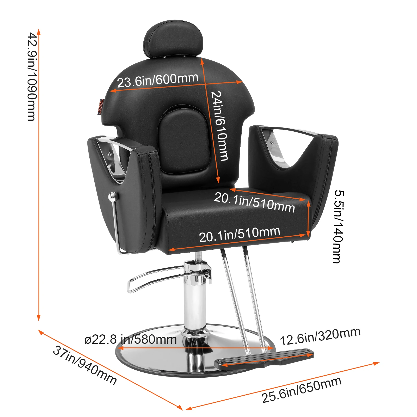 25x34x48.5 Headrest
