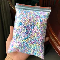 1Bag Polystyrene Styrofoam Balls Slime Balls Tiny Foam Beads DIY Filler Particles Newborn Photography Props Decor Accessories 2