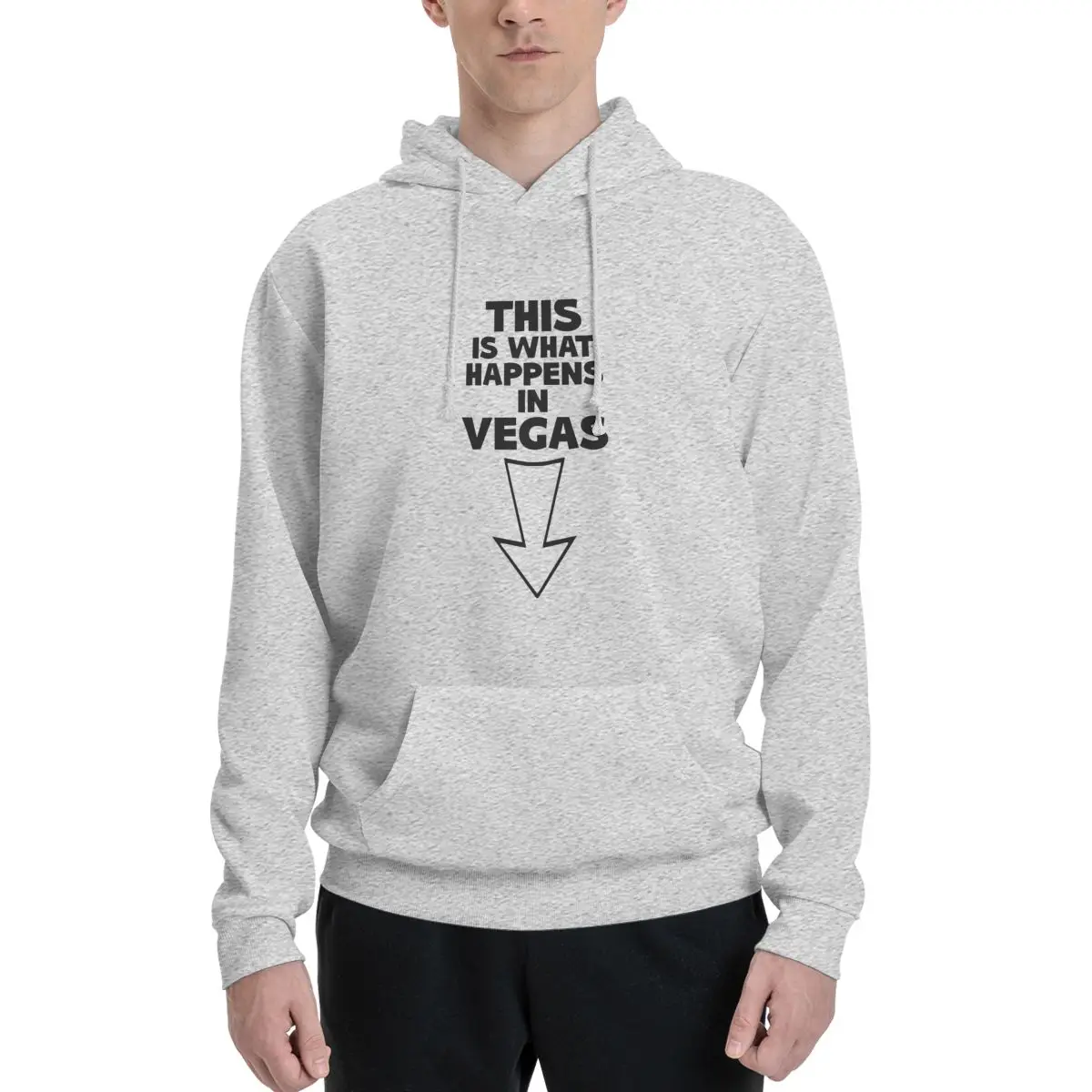 

This Happens In Vegas Classic Polyester Hoodie Men's Women's Sweater Size XXS-3XL