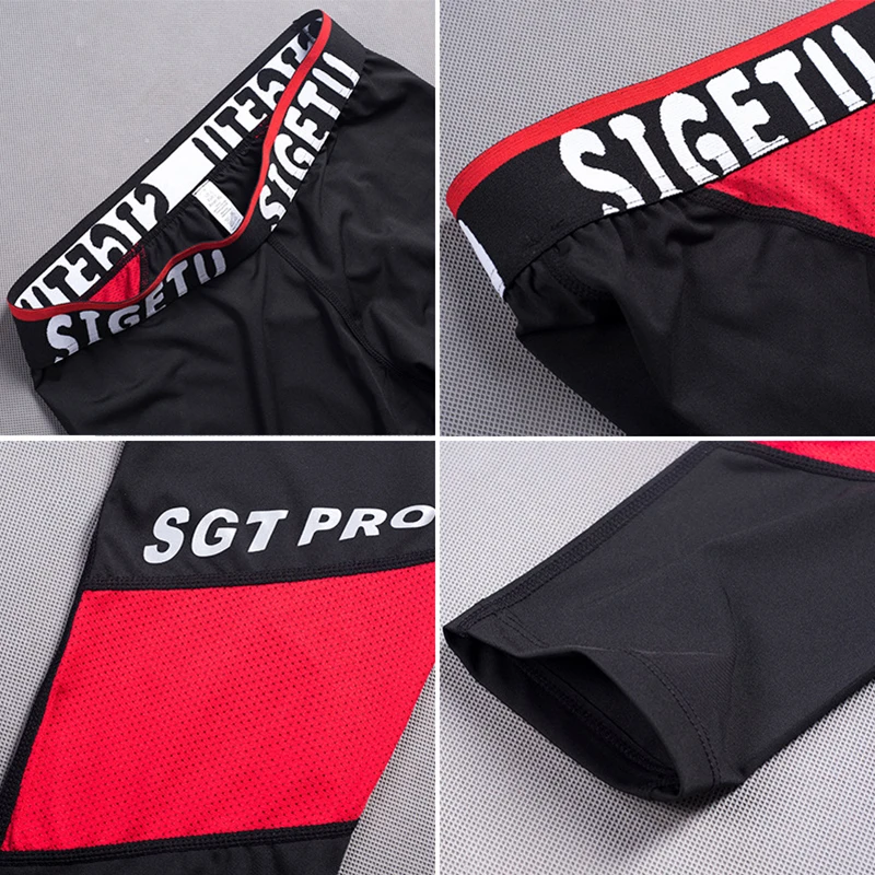 Quick Dry Elastic Compression Running Tights Men Sports Gym Fitness Lift Pants Workout Training Leggings Bottoms