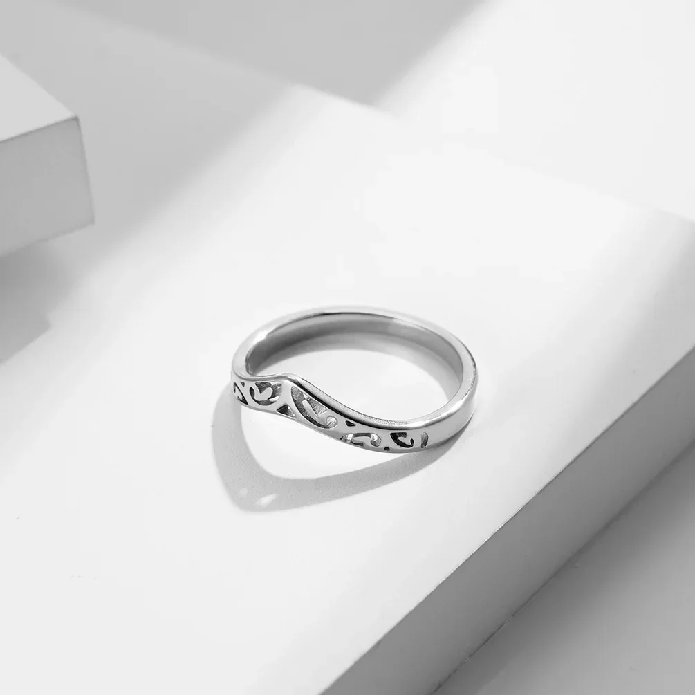 Silver Ring Wedding Rings Finger Rings Womens Ring Jewelry Rings Ring Jewelry Signet Ring Couple Rings Moissanite Ring Cross Rings JHSL Unisex 2mm Luxury Stainless Steel Men Women Rings Black Gold Silver Color US size 5 6 7 8 9 10