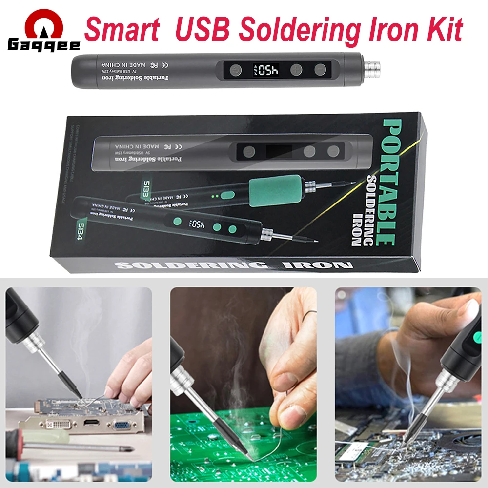 Cordless Soldering Iron Tool Kit, USB Rechargeable Portable - View #6