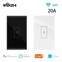 

Wifi Boiler US Switch Wall Touch For Water Heater Improvement Tuya/Smart Life Remote Control Timer Alexa Goolge Home Automatic