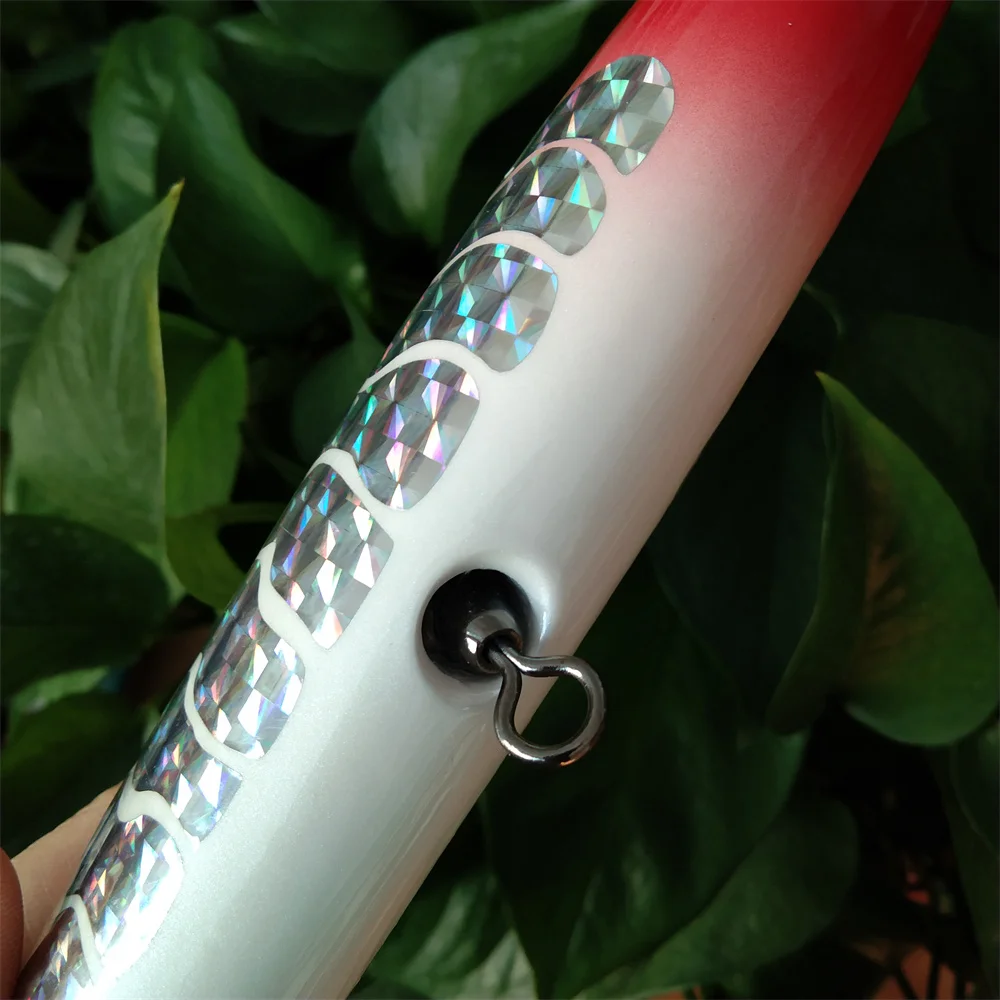 23cm 116g Purple Color Wood Floating Popper Stickbait Fishing Lure for