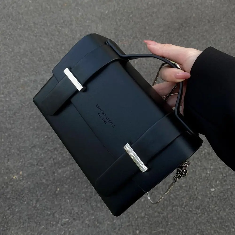 

Black Crossbody Bags Fashion PU Leather Vintage PU Leather Bag Travel Storage Women