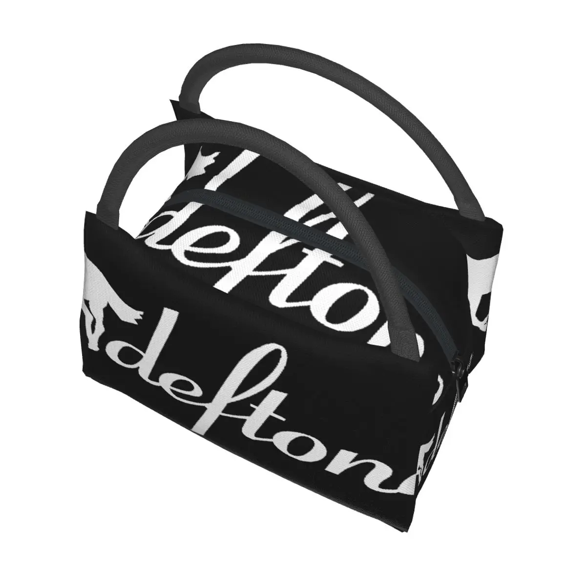 Deftones Logo Portable insulation bag for Cooler Thermal Food Office Pinic Container