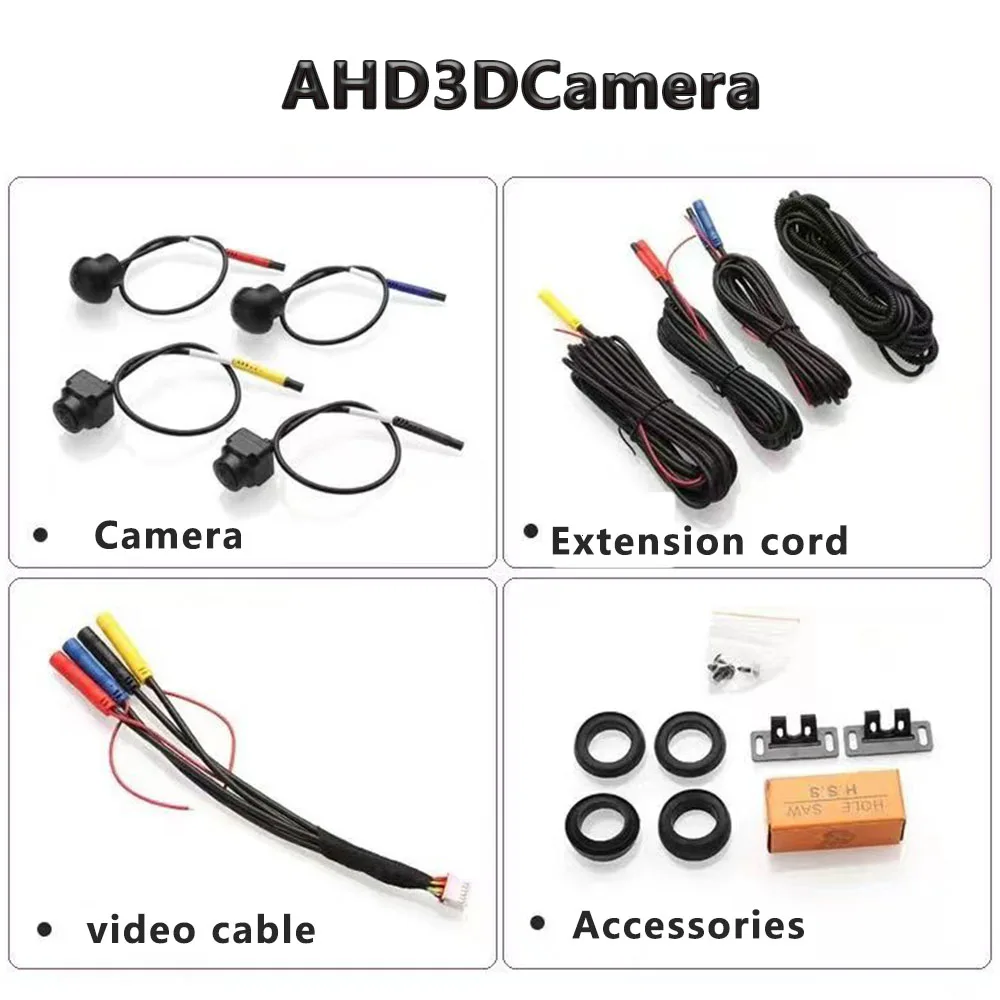 360 Panoramic Camera 360 Degree Camera Car 360&deg; Panoramic System Camera Applied to Android Multimedia Machines with Built-in 360 Camera Function