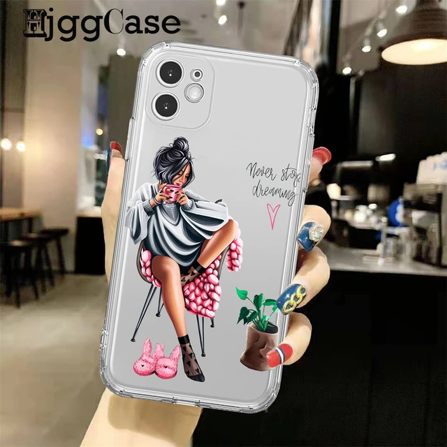 Iphone 12 Pro Max Case Woman  Fashion Girl Phone Case Iphone - Cover Iphone  12 Pro - Aliexpress