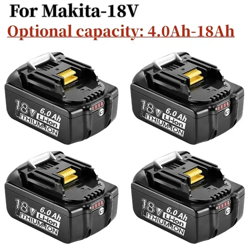 

For Makita 18V Battery 18V 4.0Ah-18Ah Replacement Battery BL1830 BL1850 BL1840 BL1845 BL1815 BL1860 LXT-400 Wireless Power Tool