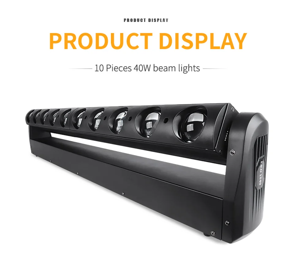 10x40W RGBW Wash Washer Moving Head Bar Lights DMX Led Beam Light Professional S