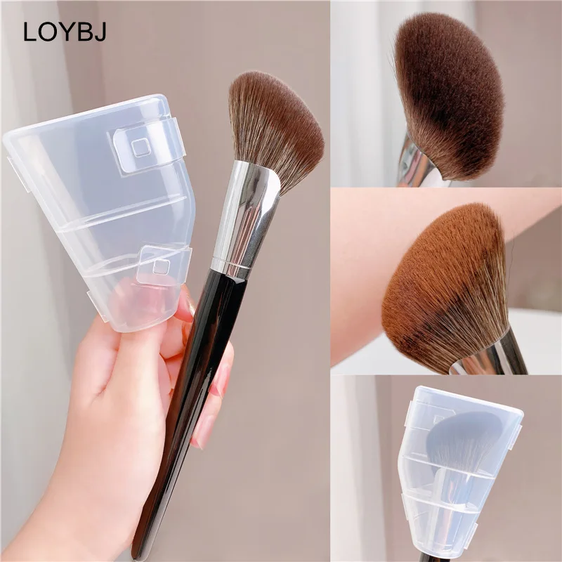 Face Contour Makeup Brush Set Fan-shaped Professional Powder Blush Highlighter Bronzer V Face Silhouette