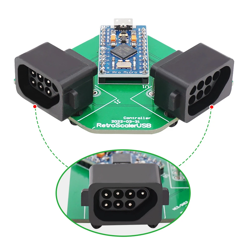 Riparazione Controller Di Gioco Per Adattatore Gampad Usb Sega Genesis/Mega Drive/Nes/Snes/Pce/Saturn/Cd32
