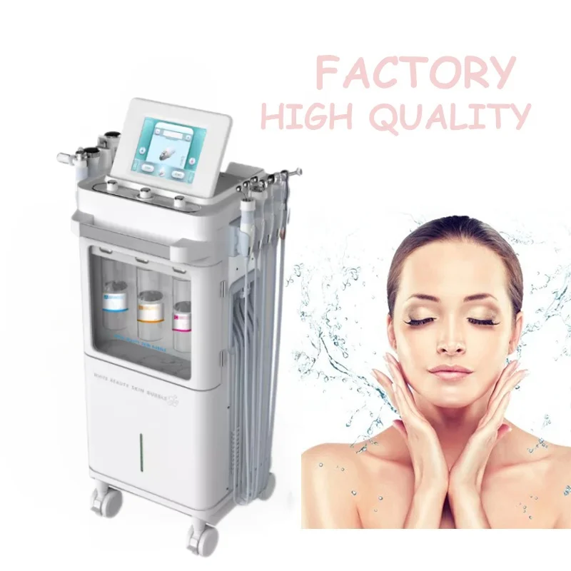 9 in 1 Multifunction Skin Deep Cleaning Rejuvenation And Whitening And Oxygen Peel Facial Care Machine For Beauty Salons introduction and export of ultrasonic beauty equipment for beauty salons specialized beauty equipment for beauty salons