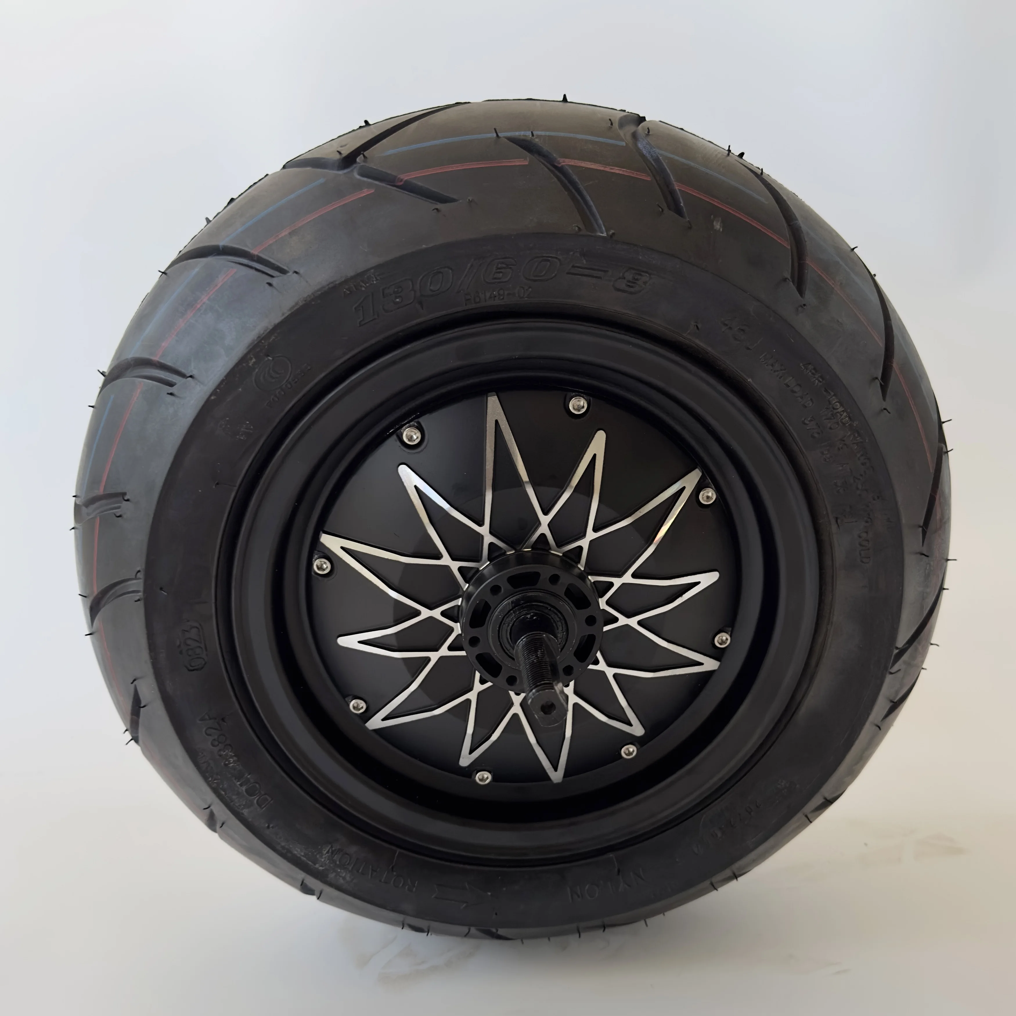 High Speed Engine Tyres Wheel 14" Electric Motor 72V 8000W 96v Dual Hall Sensor 110 km/h -150km