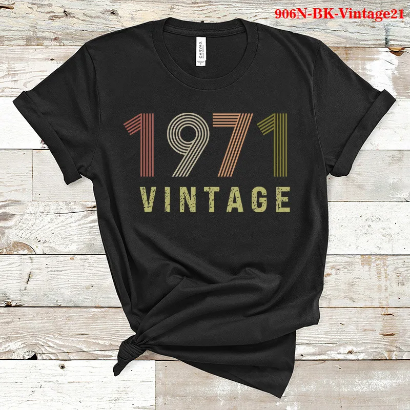 

1971 Vintage Letter Print Women T Shirt Short Sleeve O Neck Loose Women Tshirt Ladies Tee Shirt Tops Clothes Camisetas Mujer