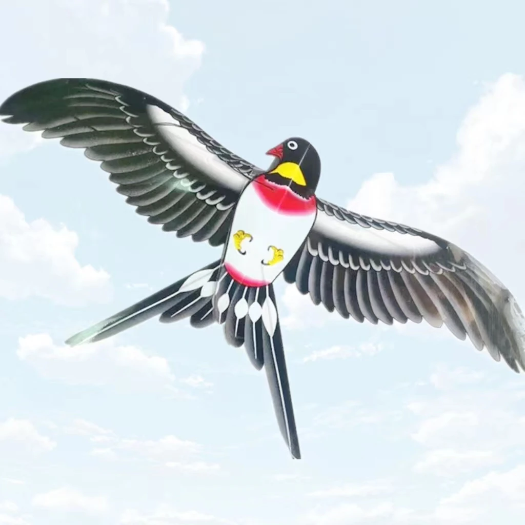 Mini Pole Swallow Kites for Adults - Dynamic Windsurfing Kites with Fishing Rod Line swallow kites