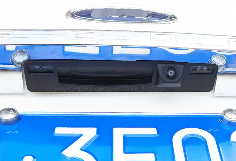 Dynamische Flugbahn-Rückfahrkamera für Ford Focus III IV 2015 ~ 2023 SYNC3 / SYNC2.5, kompatibel mit OEM-Kofferraumgriff-Reverse-CAM – Detail 4