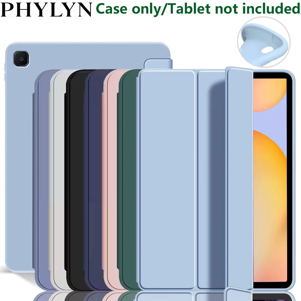 Premium Tri-Fold PU Leather Magnetic Flip Stand Cover with Auto Sleep/Wake Feature