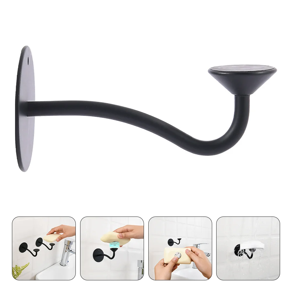 

Magnetic Soap Holder Racks Metal Shelves Wall Mount Sink Hanging Suction Stainless Steel Organizer Bath Tray