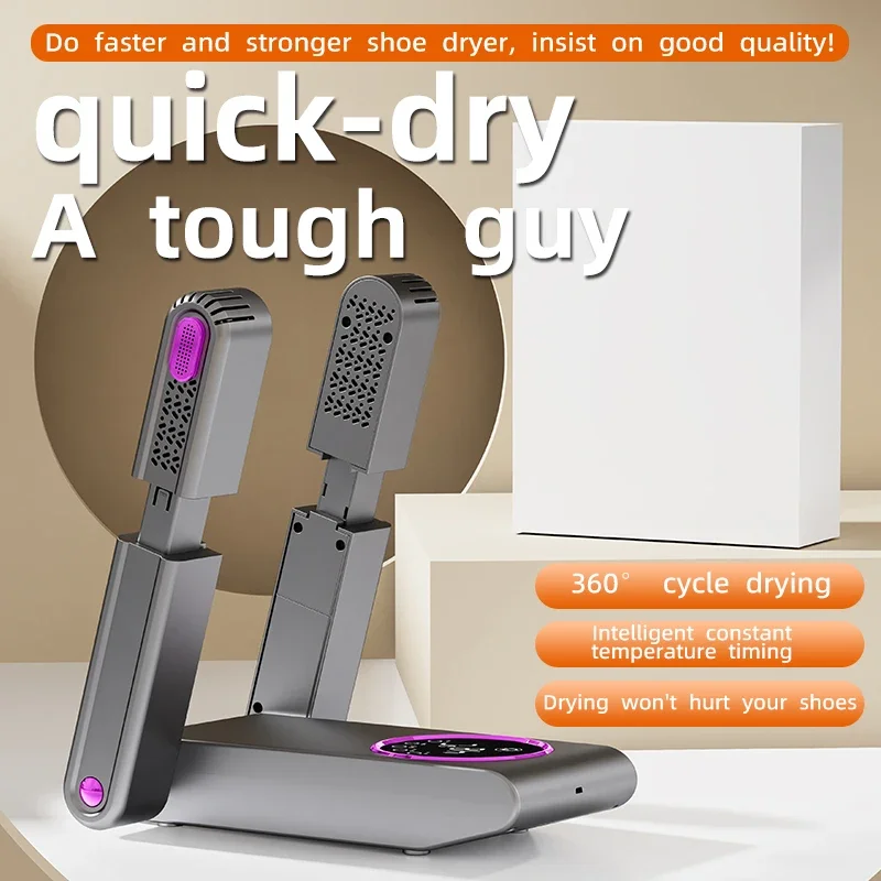 Quick Drying Deodorizing Sterilizing Shoe Dryer Ultra-thin Intelligent Shoe Dryer Timer Adjustable Dryer Shoe Warmer Heater
