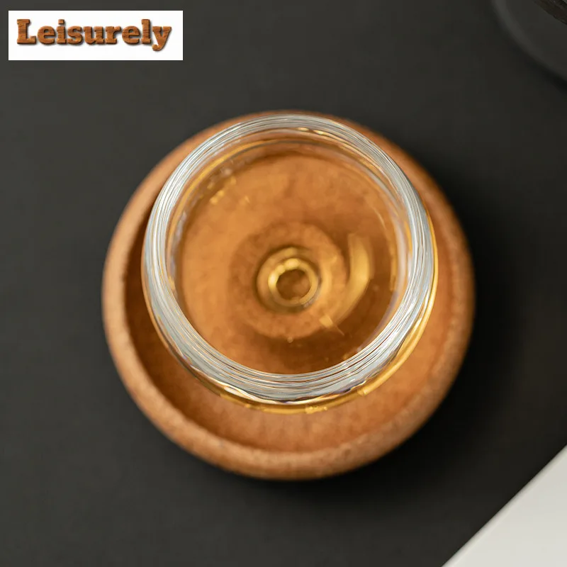 60ml Crystal Glass Cup Creative Pressure-resistant Non-pourable Cup Insulated Master Cup Resistant Small Tea Wine Cup Drinkware