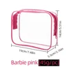 PVC Travel Storage Bag Cosmetic Bags Waterproof Transparent Cases Large Capacity Plastic Zipper Wash Bag Portable Make Up Pounch 3