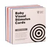 Montessori Baby Visual Stimulation Card Toy Black White Flash Cards High Contrast Visual Stimulation Learning Toys for Children 6