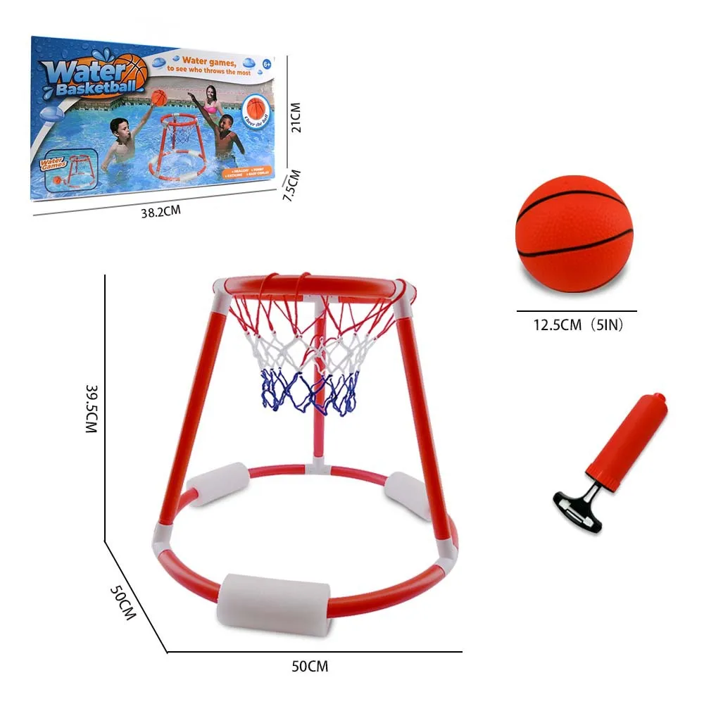New Water Basketball Hoop Children's Outdoor Swimming Pool Floating Basketball Frame Parent-child Interactive Party Water Toy