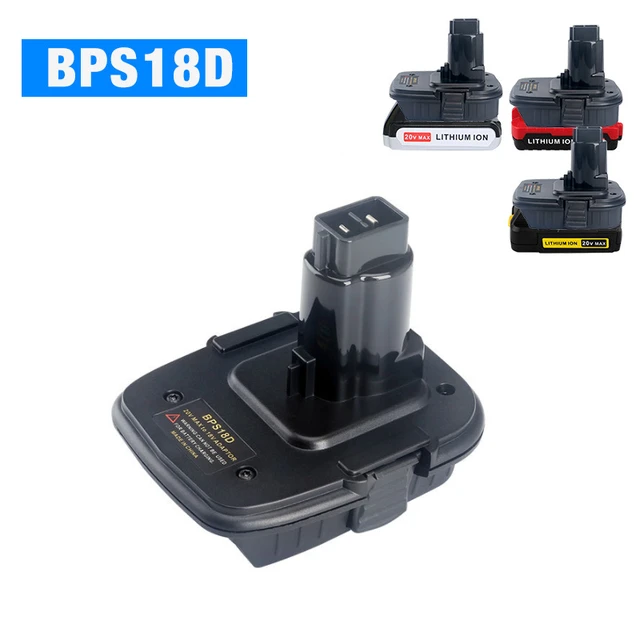 Black Decker 20v Battery Adapter Dewalt  Battery Convert Adapter Black  Decker - Power Tool Accessories - Aliexpress