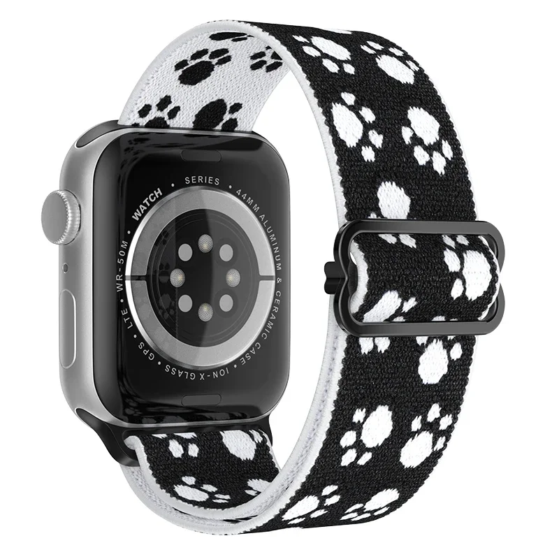 Elastic Braided Nylon Strap