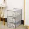 Double frame thickened transparent shoe box plastic basketball shoe box storage artifact foldable shoe box flip cover shoe rack 3