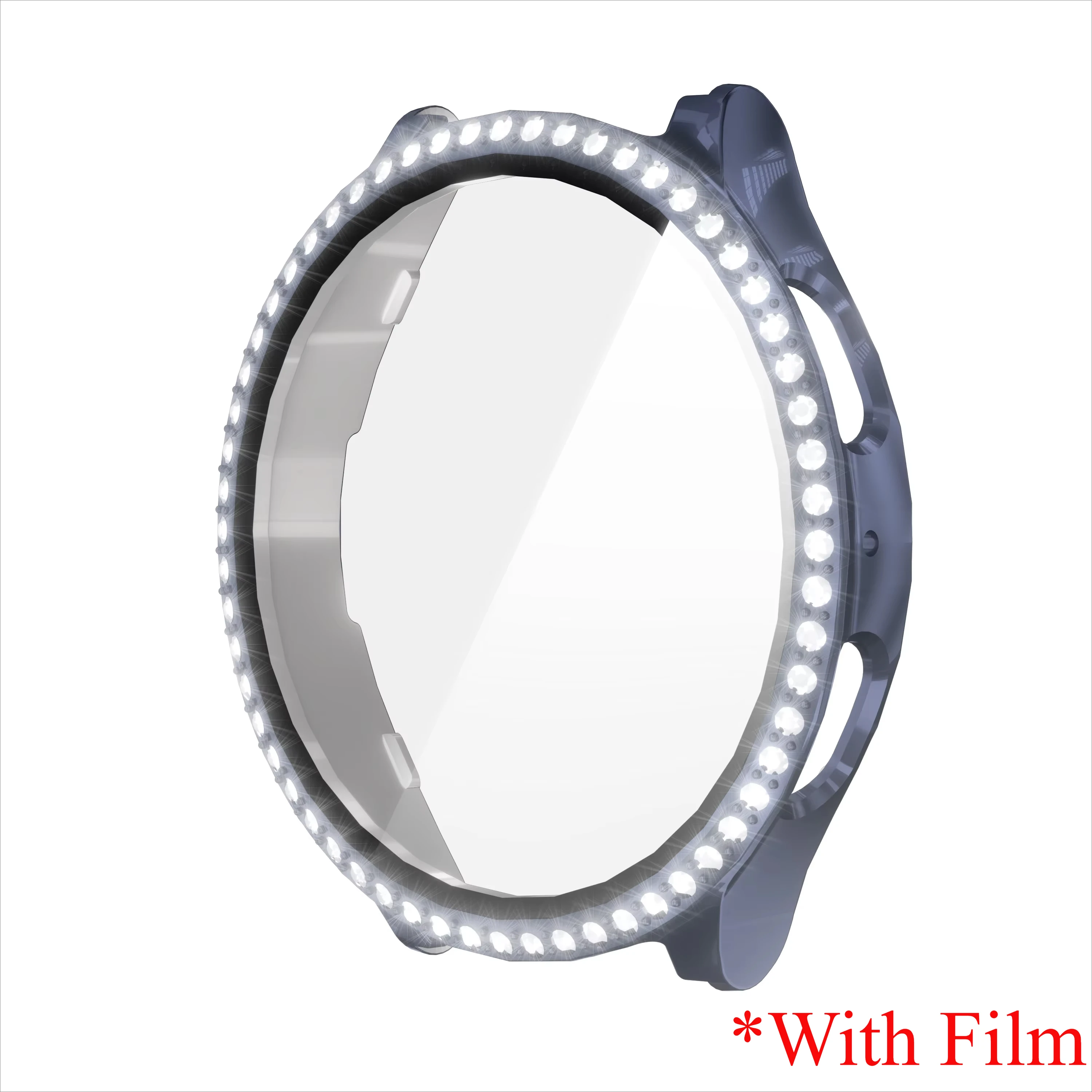 Sparkling Diamond Glass Case with Screen Protector for Samsung Galaxy Watch 7