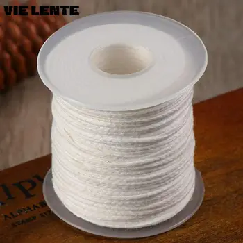 White Cotton Wick Roll 1