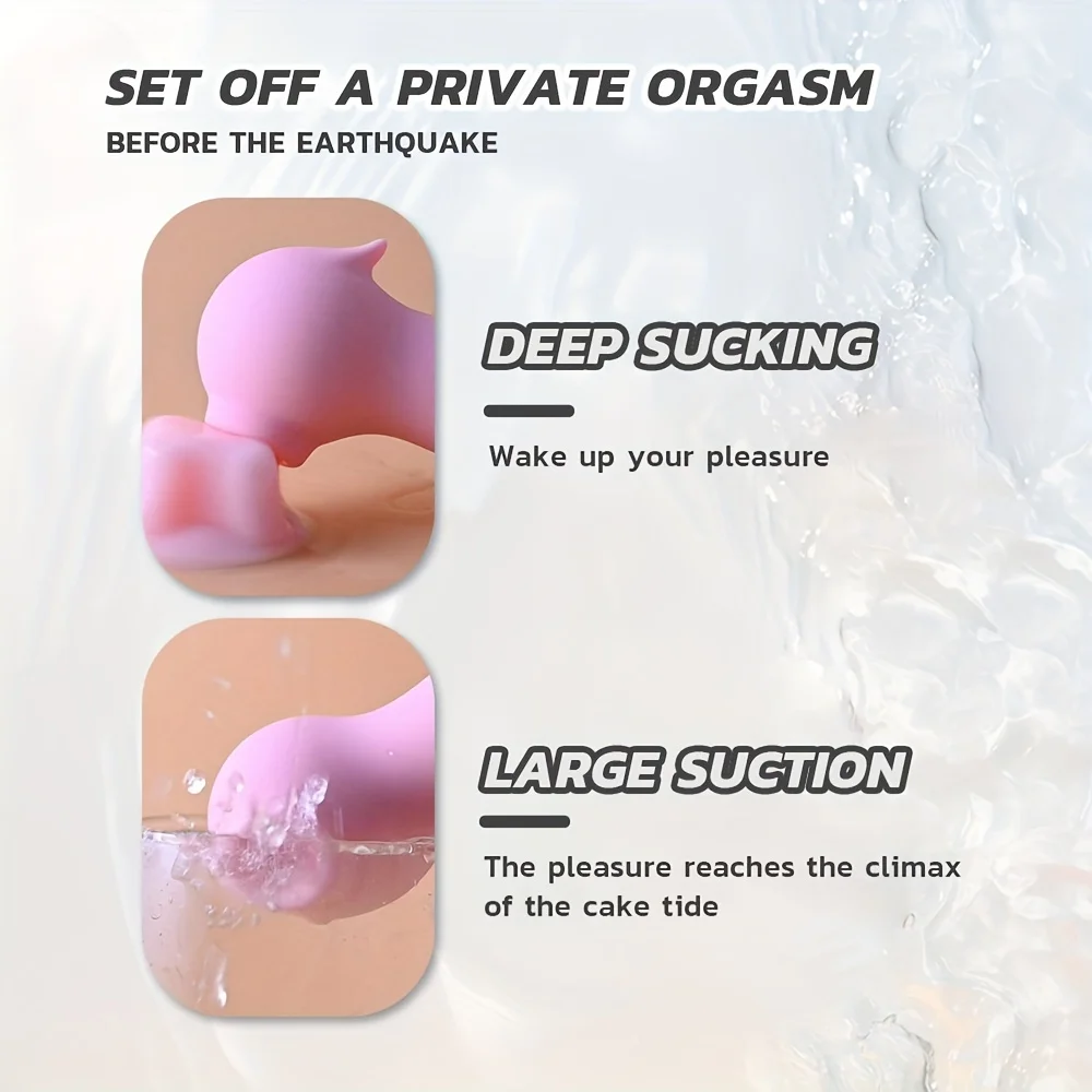 1 pc Sucking Vibrator 10 Frequency Vagina/Breast Massager Sex Toys Female Sex Adult Toys USB Rechargeable