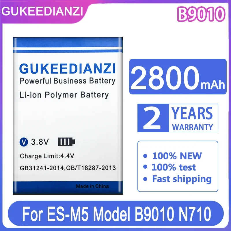 

GUKEEDIANZI Replacement Battery 2800mAh For ES-M5 Model B9010 N710 4G LTE MIFI Router Bateria