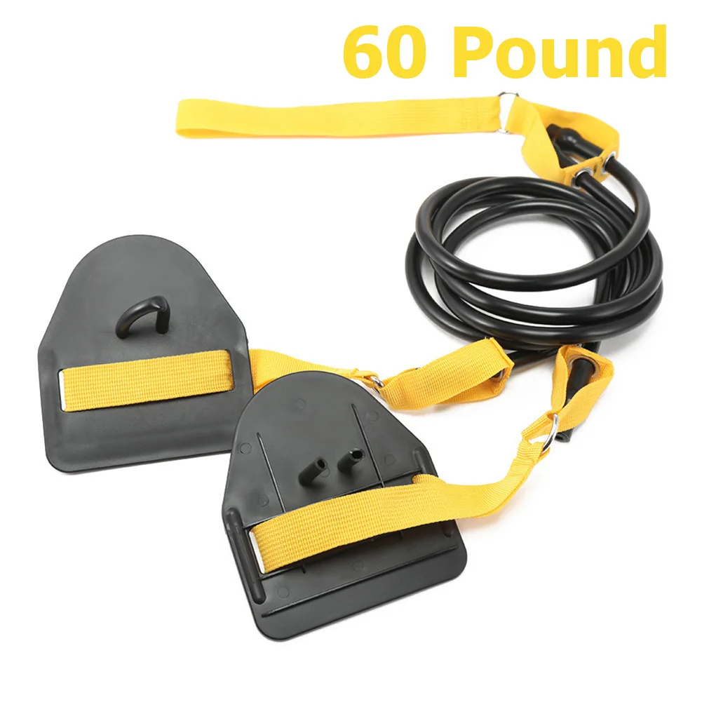 

Professional Simulation Swimming Exercise Land Arm strength Work Out Fitness Resistance Band Hand Webbed Paddle Swimming Forging
