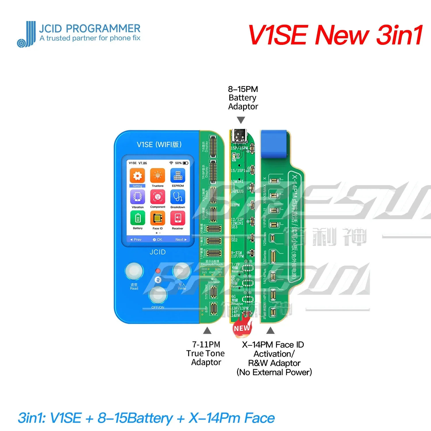 Jc-プログラミングjcid v1se,読み書き修理ツール,iphone flexフェイス