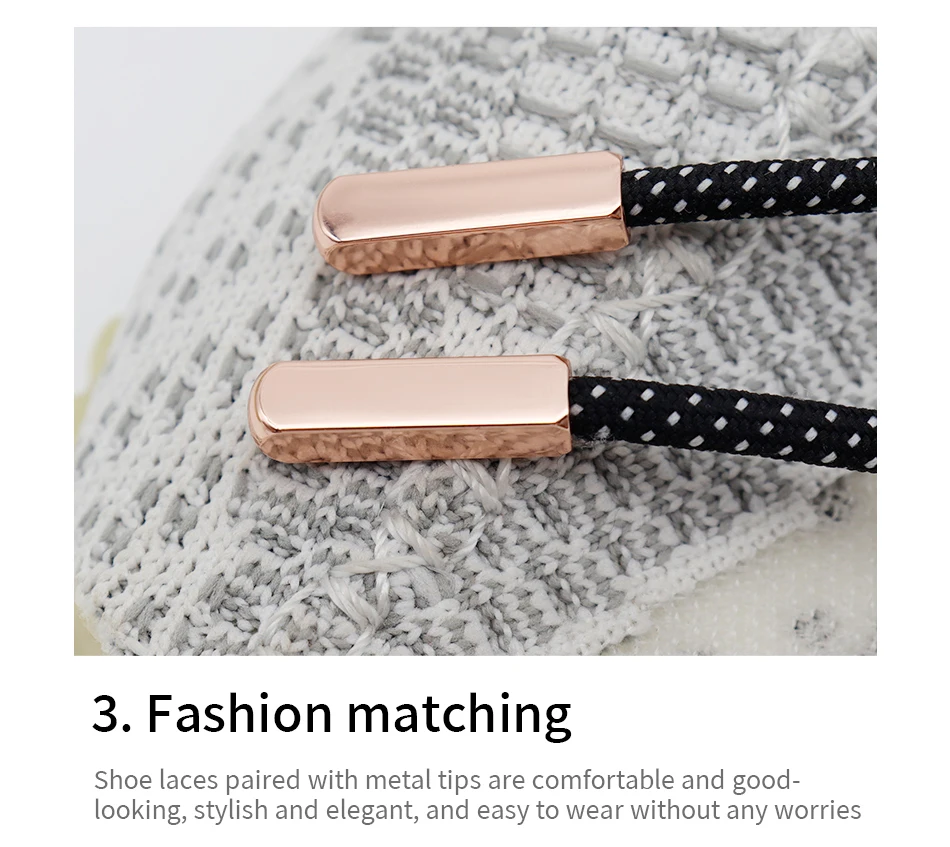 Weiou Spitze Spiegel Reflet glatte Seil köpfe 25*6*4,3mm 4pcs klassische Luft Sneaker String Spitzen Leinwand Cordon Quader Metall Aglets – Detail 5