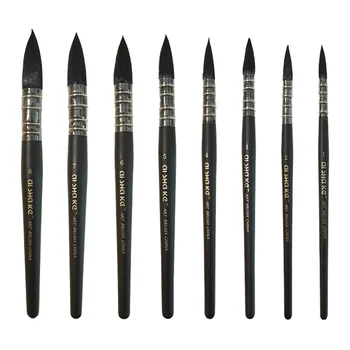1PC pennello professionale per acquerello pennello per legno artista pennelli per pittura a mano colore acqua guazzo disegno pennello artistico forniture