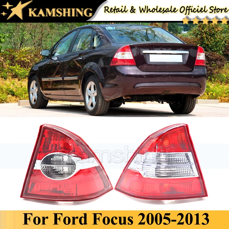 

CAPQX Rear Tail light lamp For Ford Focus 2005 - 2013 Sedan Rear Brake Light Taillight Tail lamp head Lamp head light