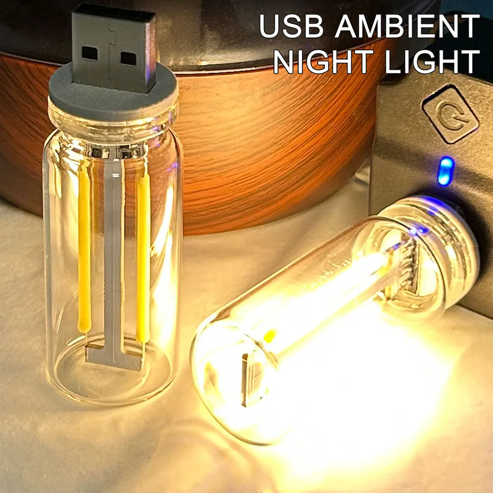 Car USB Night Light Touch Dimming LED