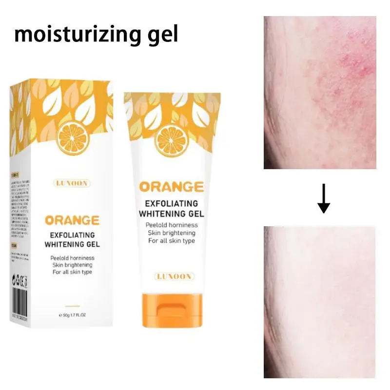 Facial Exfoliating Gel Skin Moisturizing Whitening Gel Portable Body Hydration Gel Natural Soothing Facial Beauty Skin Care