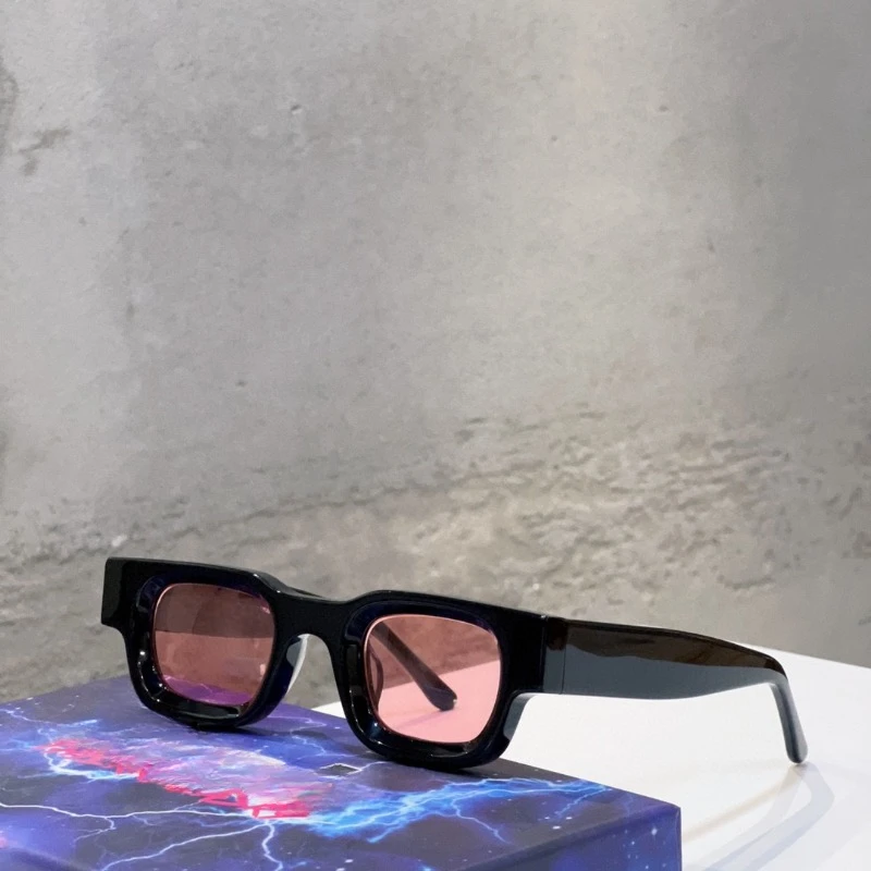 

INS Premium Acetate Sunglasses Men's Square Jelly Color Joint Street Personality Trend Sunglasses Configurable Lens Female